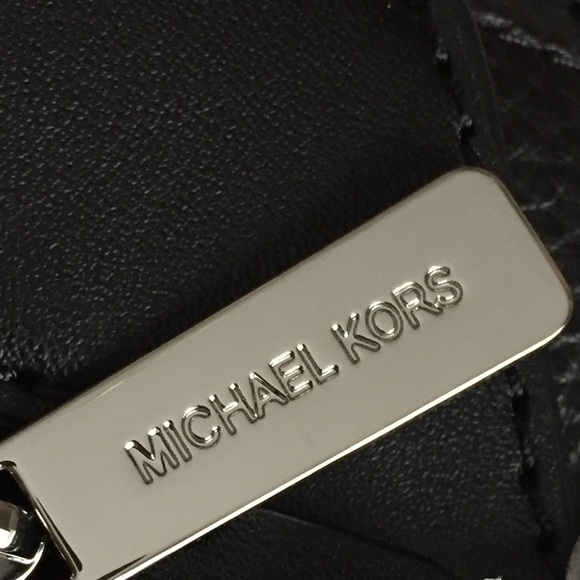 Michael Kors Jaycee Black Leather Backpack - Picture 8 of 10